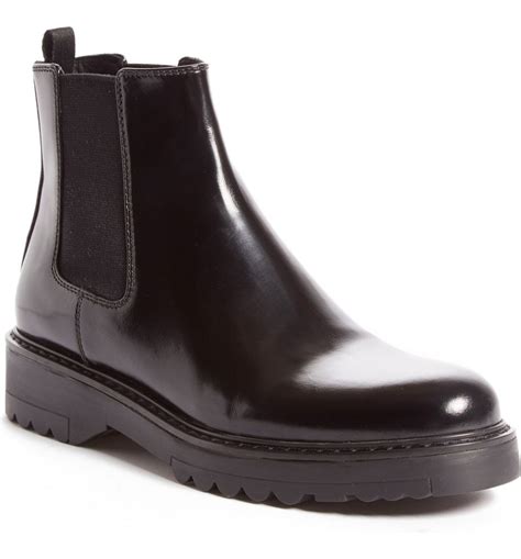 lug sole chelsea boot prada